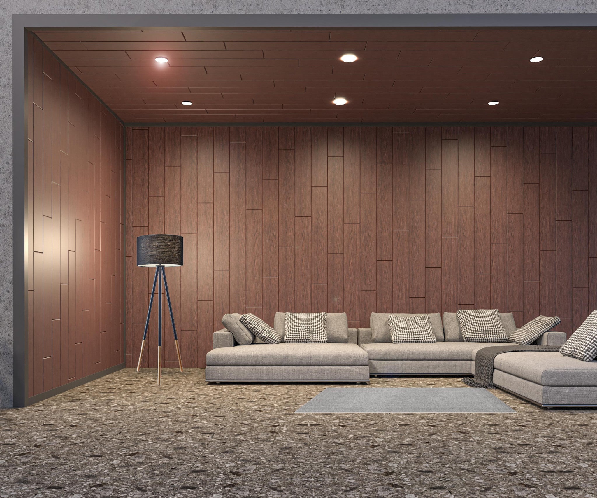 Silver Grey Non Skid Indoor Outdoor Runner Rug 2' X 6'