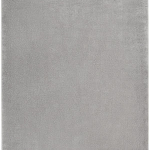 5' X 7' Silver Grey Non Skid Indoor Outdoor Area Rug
