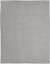 8' X 10' Silver Grey Non Skid Indoor Outdoor Area Rug