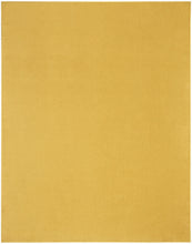 7' X 10' Yellow Non Skid Indoor Outdoor Area Rug