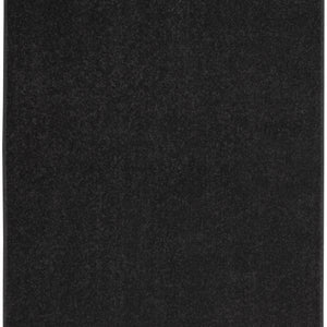 2' X 4' Black Non Skid Indoor Outdoor Runner Rug