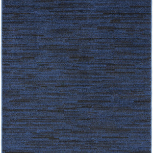 3' X 5' Midnight Blue Non Skid Indoor Outdoor Area Rug