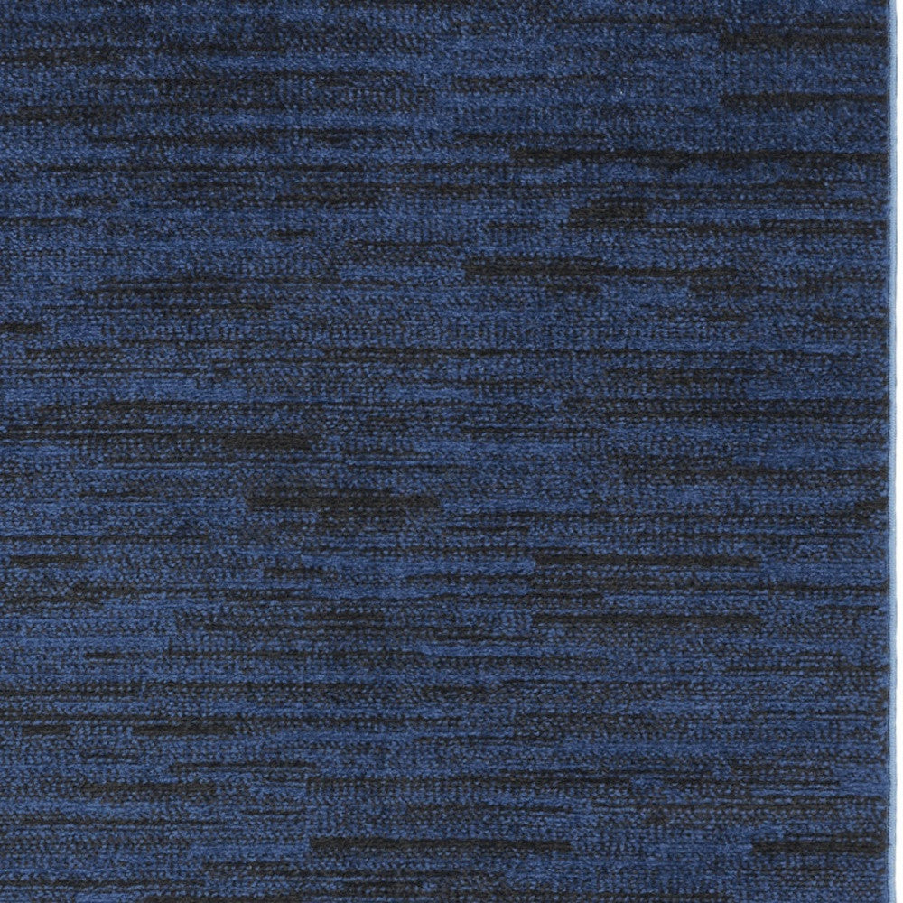 3' X 5' Midnight Blue Non Skid Indoor Outdoor Area Rug