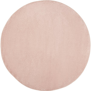 6' X 6' Pink Round Non Skid Indoor Outdoor Area Rug