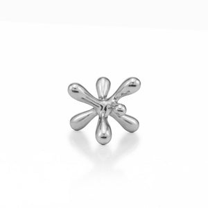 3" Silver Metal Decorative Jack