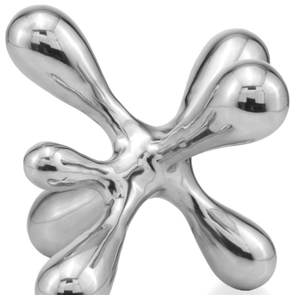 9" Silver Metal Decorative Jack