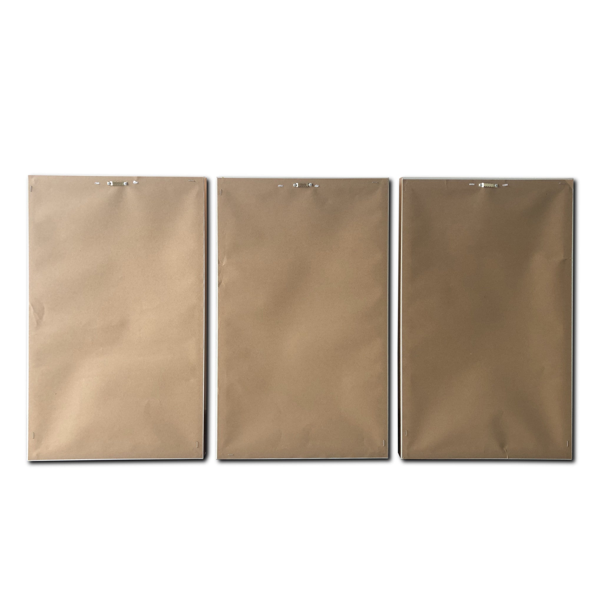 Abstract Mountains Gold Floater Frame Painting Wall Art Set of Three