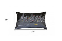 Almohada decorativa lumbar de 24