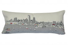 Cojín decorativo lumbar Skyline de luz diurna de Milwaukee blanco de 35