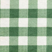 2' X 4' Green And White Plaid Tufted Washable Non Skid Area Rug