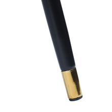 Juego de dos sillas de barra de altura de mostrador sin respaldo negras de 32