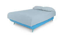 Full Adjustable Turquoise Upholstered 100% PolyesterNo Bed With Mattress