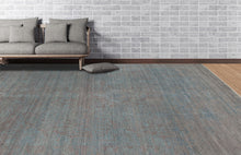 8' X 10' Gray Pearl And Silver New Zealand Lambs Wool Damask Hand Knotted Area Rug With Fringe