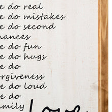 Black and White We Do Love Wall Decor