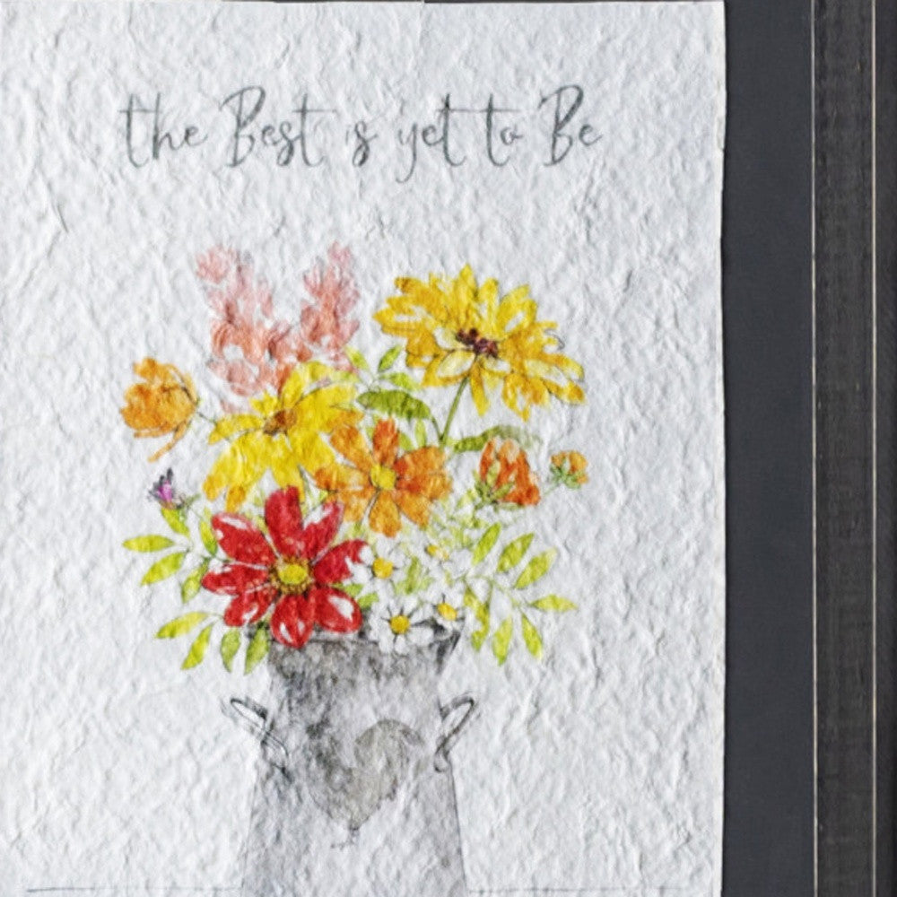 Black Manufactured Wood The Best Is Yet To Be Wall Decor