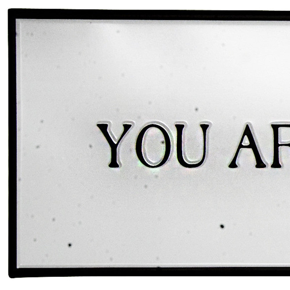 Black And White Metal You Are My Sunshine Wall Decor