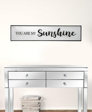 Black And White Metal You Are My Sunshine Wall Decor