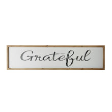 Black And White Grateful Wall Decor