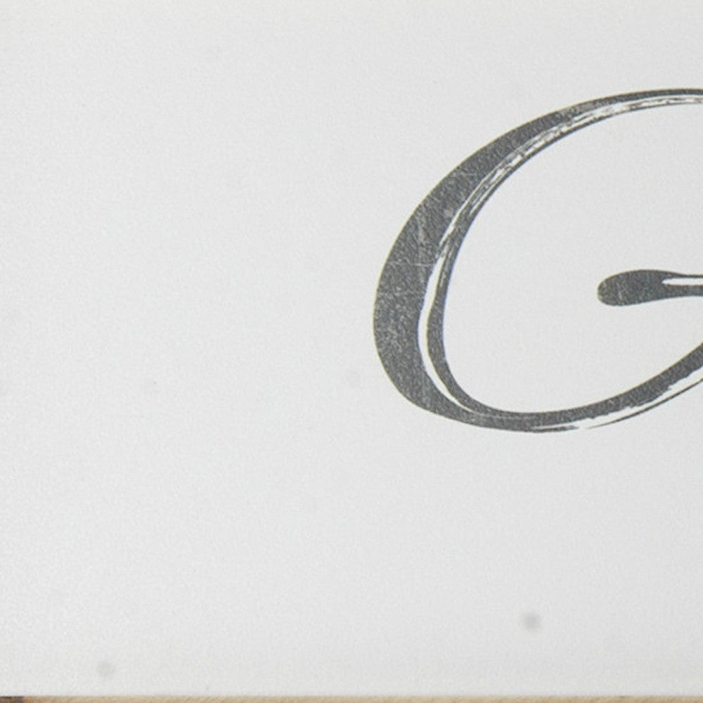 Black And White Grateful Wall Decor