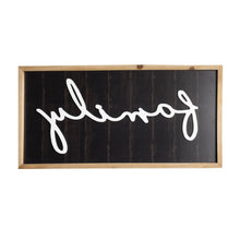 Black And White Plank Family Framed Wall Decor