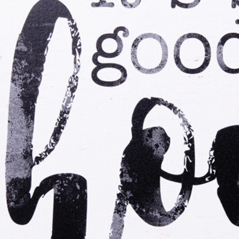 Black And White It's So Good To Be Home Framed Wall Decor