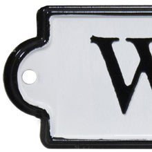 Decoración de pared Wi-Fi de metal blanco y negro