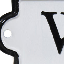 Decoración de pared Wi-Fi de metal blanco y negro