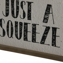 Brown Just A Squeeze Wood Block Kitchen Decor