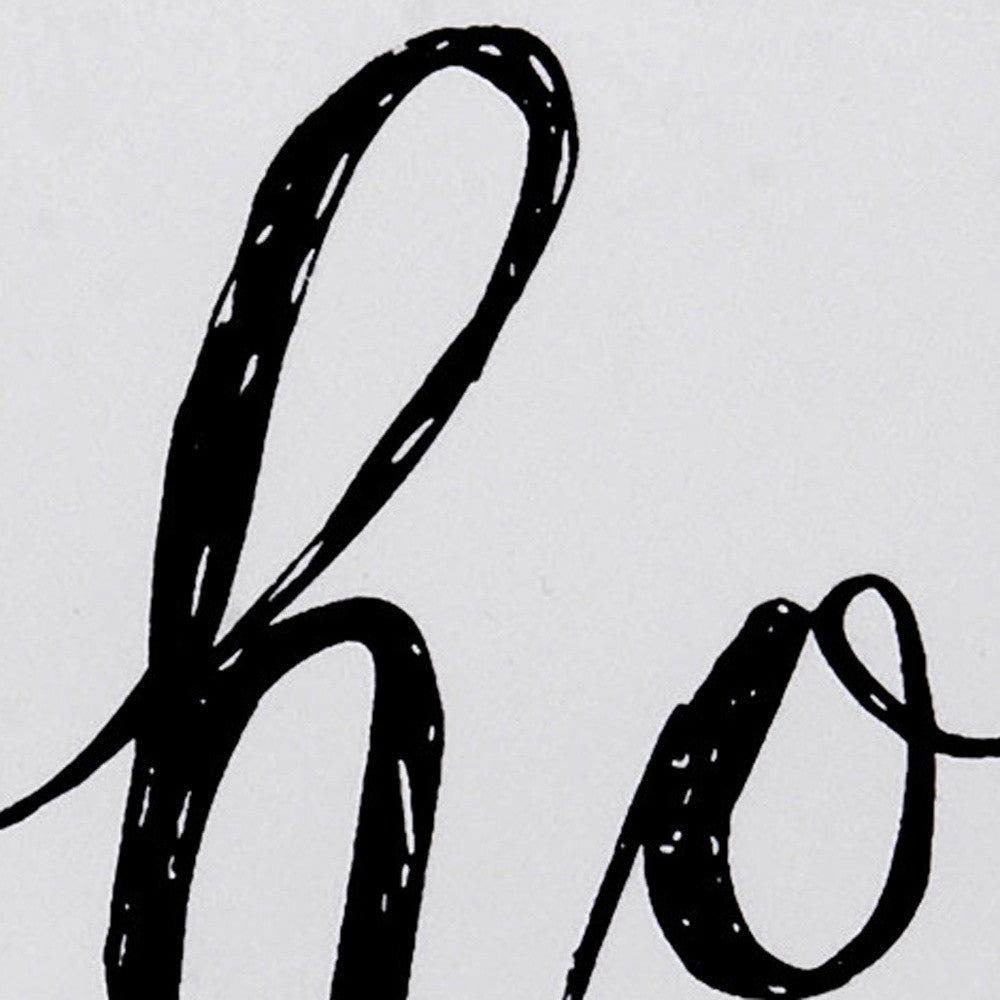 Black And White Metal It's So Good To Be Home Wall Decor