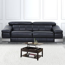 Mesa de centro elevable de madera fabricada en negro de 40