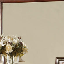 Cherry Rectangle Dresser Mirror Mounts To Dresser With Frame 38