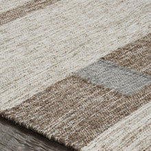 2' X 3' Grey Geometric Flatweave Handmade Stain Resistant Area Rug With Fringe