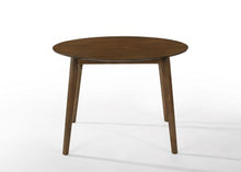 Walnut Rounded Solid Wood Dining Table 42