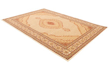 2' X 13' Cream Oriental Power Loom Stain Resistant Area Rug