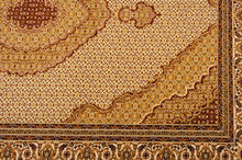 3' X 15' Cream Oriental Power Loom Stain Resistant Area Rug