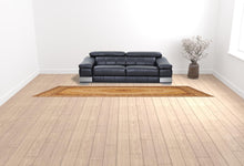 3' X 15' Cream Oriental Power Loom Stain Resistant Area Rug