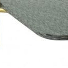 Mesa de centro cuadrada de vidrio transparente y dorado de 43