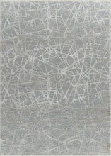 5' X 8' Turquoise Abstract Power Loom Stain Resistant Area Rug