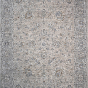 5' X 8' Cream Southwestern Power Loom Stain Resistant Area Rug