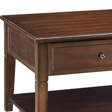 48 英寸胡桃木加工矩形升降頂咖啡桌帶擱板