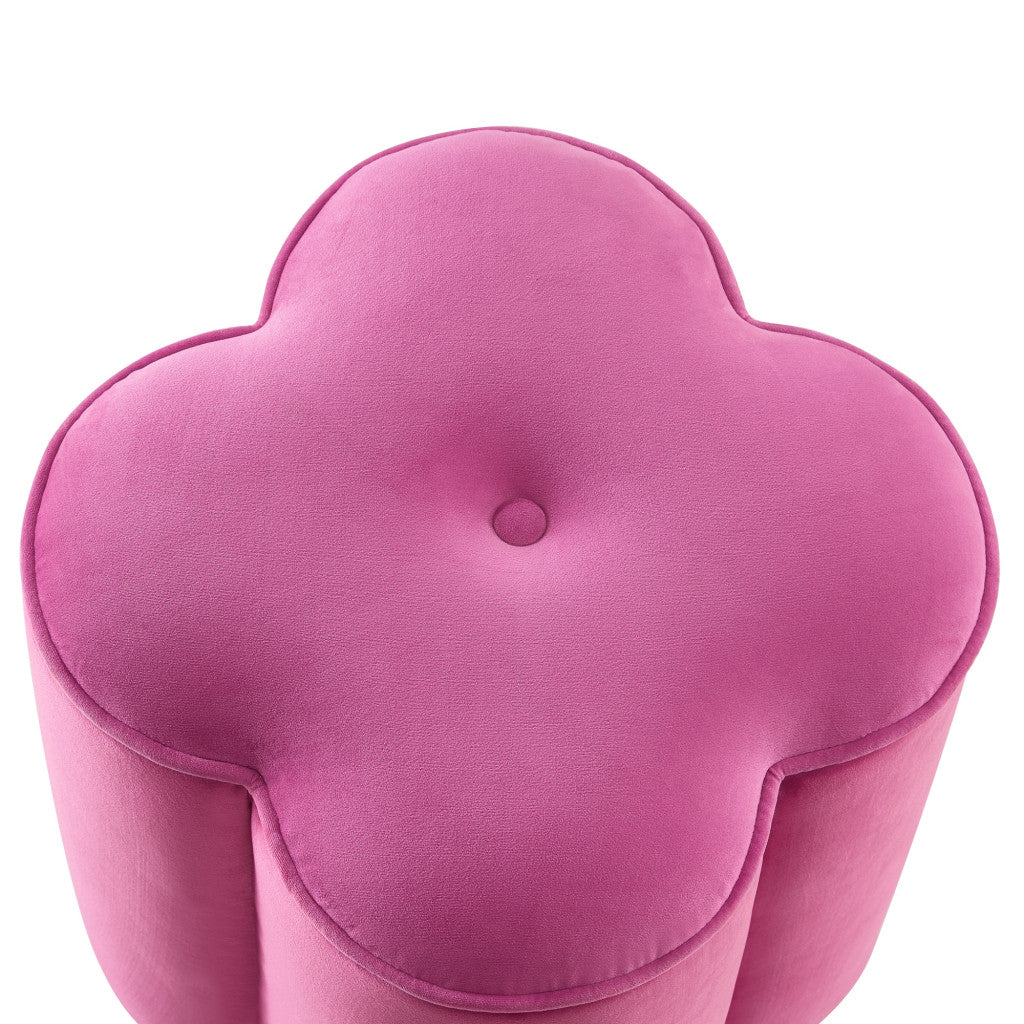 18" Fuchsia Velvet Specialty Storage