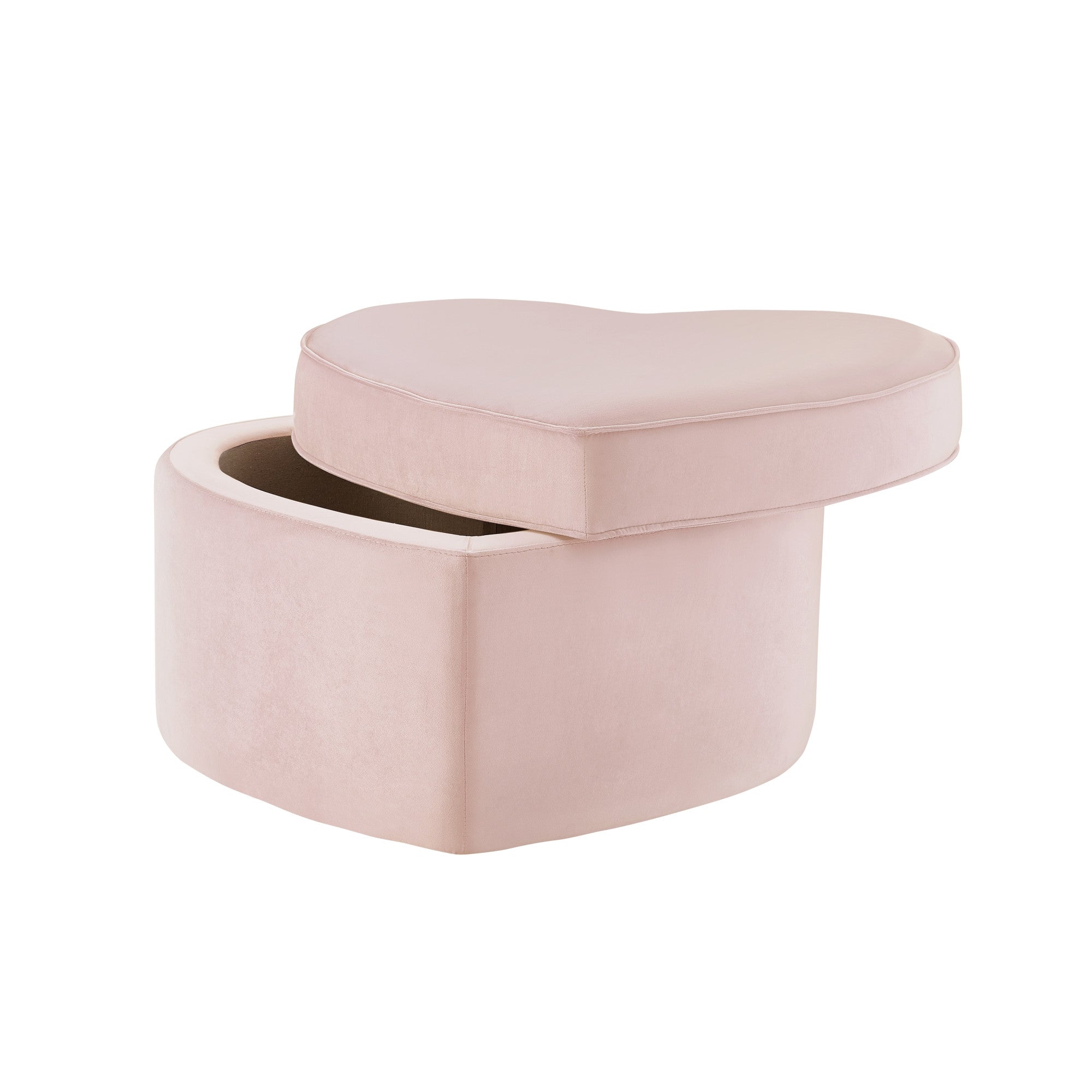 32" Blush Velvet Specialty Storage