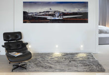 Gray Faux Sheepskin Area Rug - 5' x 8'