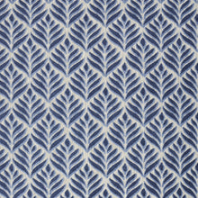 6' X 9' Blue Floral Stain Resistant Non Skid Area Rug