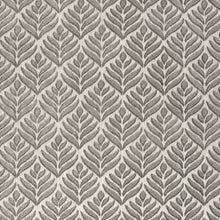 4' X 6' Charcoal Floral Stain Resistant Non Skid Area Rug