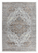 5' X 8' Brown Oriental Area Rug