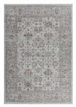 7' X 10' Grey Oriental Area Rug