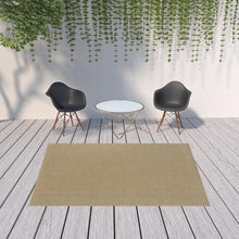 6' X 9' Sand Stain Resistant Indoor Outdoor Area Rug