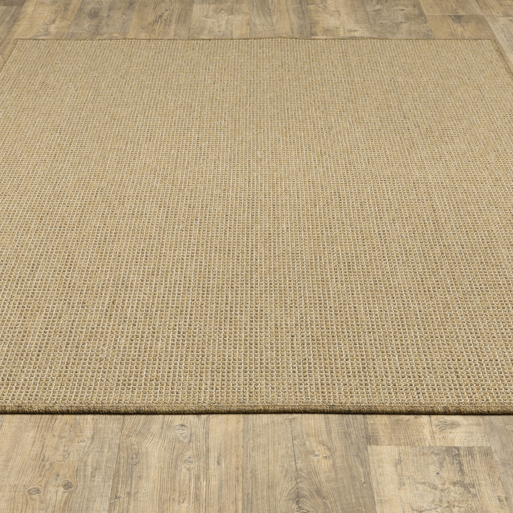 8' X 11' Sand Stain Resistant Indoor Outdoor Area Rug