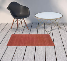 2' X 3' Red Stain Resistant Indoor Outdoor Area Rug
